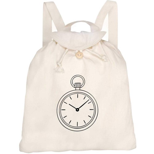 Pocket watch canvas rucksack - watch',