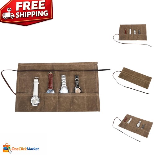 Compact waxed canvas watch - waxed,