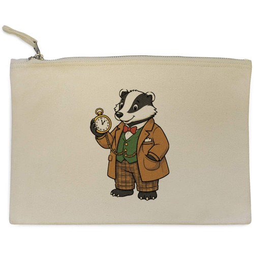 Badger with pocket watch - pocket, watch'