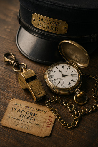 Railway guard whistle - railway, guard's