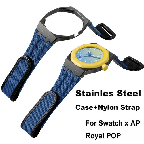 Canvas nylon strap stainless - nylon,