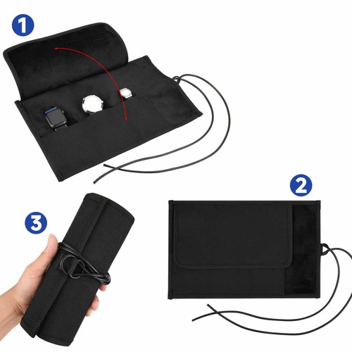 Watch roll organizer carrying - roll,