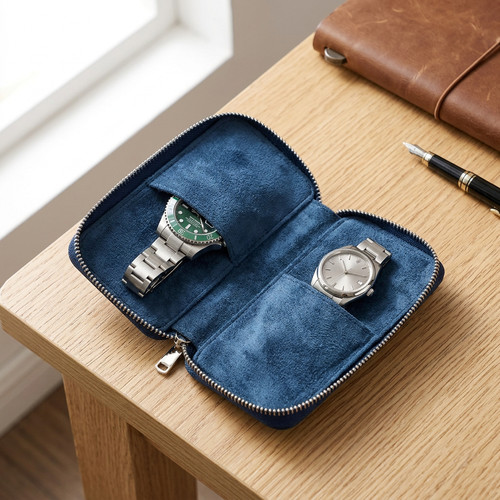 Saffiano leather slot watch - saffiano,